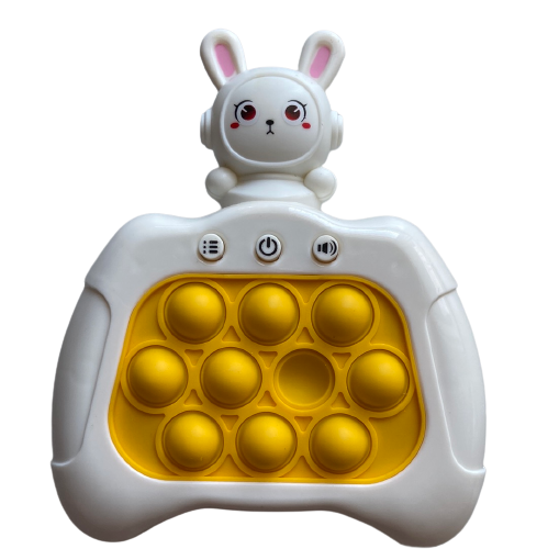 Giocattolo Sensoriale Per Bambini E Adulti Push Pop Bubble Tante Forme Colori Coniglietto Bianco