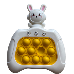 Giocattolo Sensoriale Per Bambini E Adulti Push Pop Bubble Tante Forme Colori Coniglietto Bianco