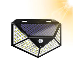 lampada da parete a induzione solare 114 SMD con Sensore di Movimento 3 Modalità Luci Impermeabile per Giardino