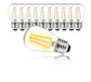 S14 Lampadina filamento LED Calda 2200k Pacco da 10